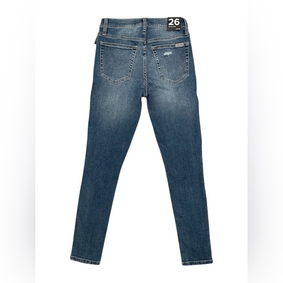 JOE’S Jeans Mid-Rise Skinny Ankle in Sonic Ocean Blue Women Size 26 $189 NWT - Picture 3 of 11